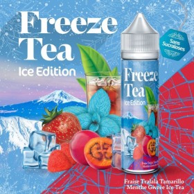 Fraise Tralala Tamarillo Menthe Givré Ice Tea 00mg 50ml Ice Edition - Freeze Tea