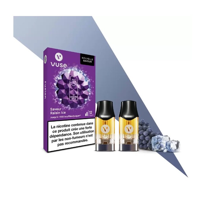 Raisin Ice Capsules Pré-remplies Pod Reload Vuse | Eleciga NICOTINE ( SELS ) 18mg