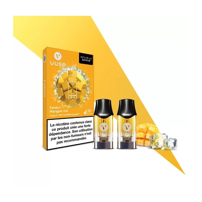 Mangue Ice Capsules Pré-remplies Pod Reload Vuse | Eleciga NICOTINE ( SELS ) 18mg