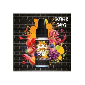 Gopher Gang 10ml sels de nicotine - pêche raisin blanc vert fruits rouges - Juicy Shake