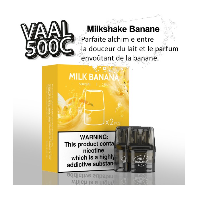 Milkshake saveur banane