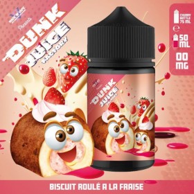 Biscuit Roulé A La Fraise 00mg 50ml Dunk Juice Factory