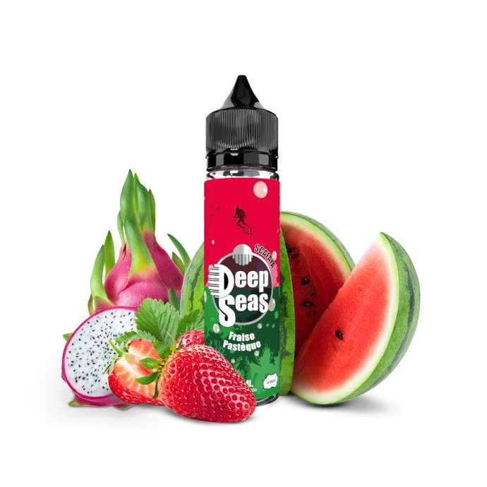 E liquide Scafaya Fraise Pastèque 00mg 50ml Deep Seas - E-tasty | Eleciga