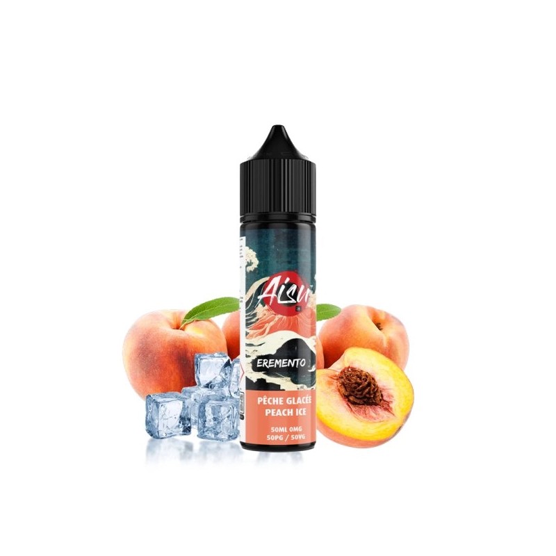 E-liquide Pêche Glacée - Eremento par Aisu | Fraîcheur et Saveur Intenses de Zap Juice | Eleciga