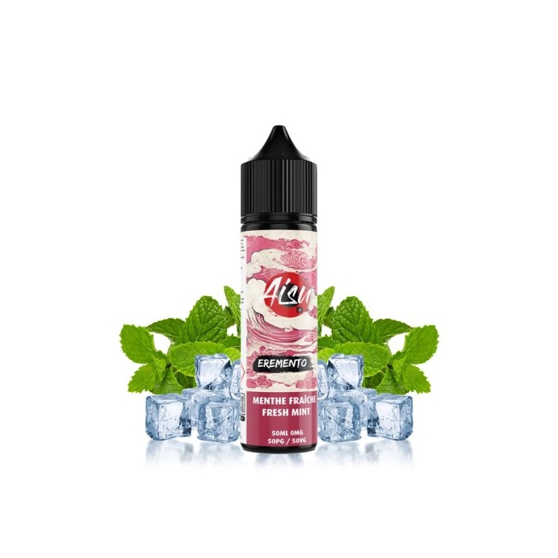 E-liquide Fresh Mint- Menthe Fraîche - Eremento par Aisu | Fraîcheur Subtile et Intense de Zap Juice | Eleciga