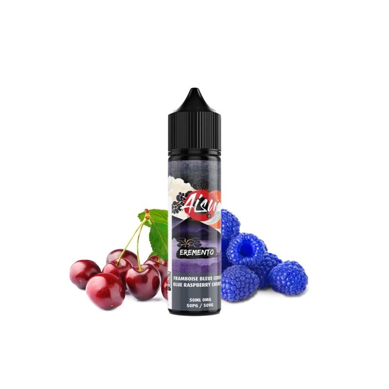 E-liquide Framboise Bleue Cerise - Eremento par Aisu | Saveur Fruité et Acidulée | Eleciga