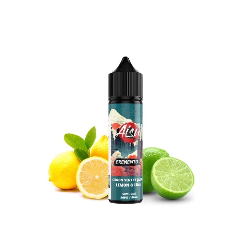 E-liquide Citron Vert et Jaune - Eremento par Aisu | Saveur Acidulée et Rafraîchissante de Zap Juice | Eleciga