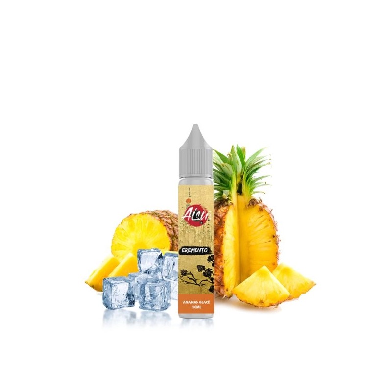 E-liquide Ananas Glacé 10ml Sel de Nicotine Aisu Eremento | Eleciga