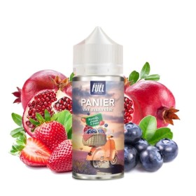 Myrtille Grenade et Fraise 100ml Panier du marché La Maison Fuel