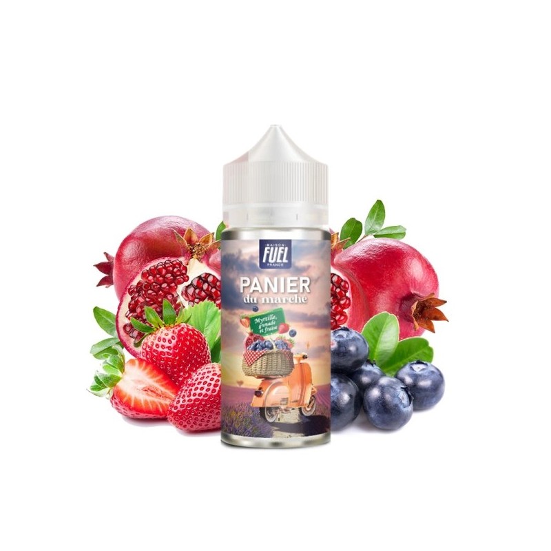 E liquide Myrtille Grenade et Fraise 00mg 100ml - Fighter Fuel by Fruity Fuel | Eleciga