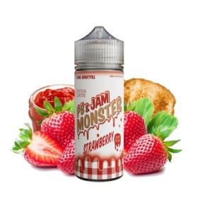 Strawberry 00mg 100ml  PB &  Jam Monster - Monster Vape Labs