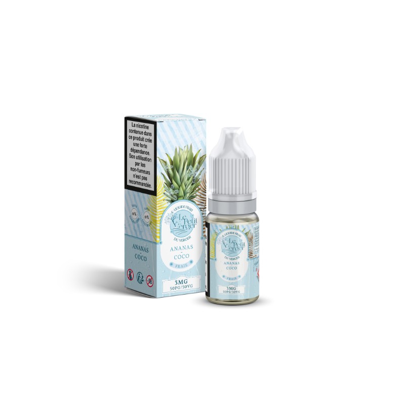 E-liquide Ananas Coco Frais 10ml Le Petit Verger | Eleciga