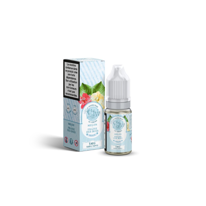 E-liquide Melon Fraise des Bois Frais 10ml Le Petit Verger | Eleciga