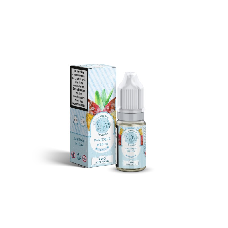 E-liquide Pastèque Melon Frais 10ml de Le Petit Verger, une explosion de saveurs fruitées et rafraîchissantes | Eleciga