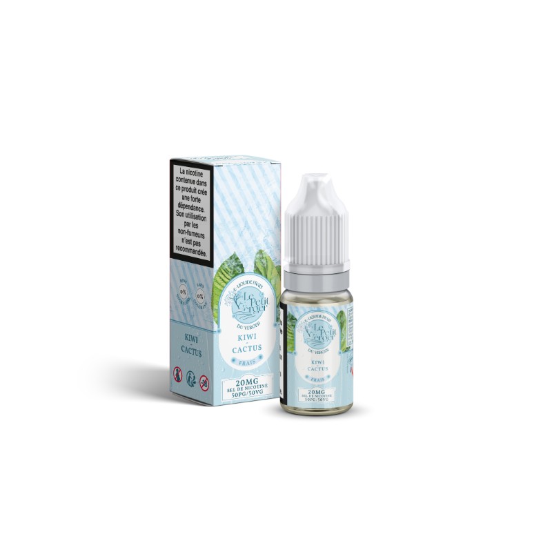 E-liquide Kiwi Cactus Frais 10ml Aux Sels de nicotine Le Petit Verger | Eleciga