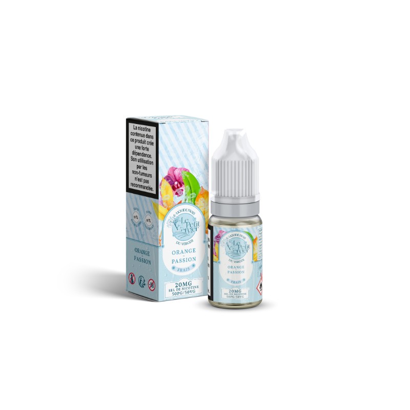 E-liquide Orange Passion Frais 10ml Aux Sels de nicotine Le Petit Verger | Eleciga