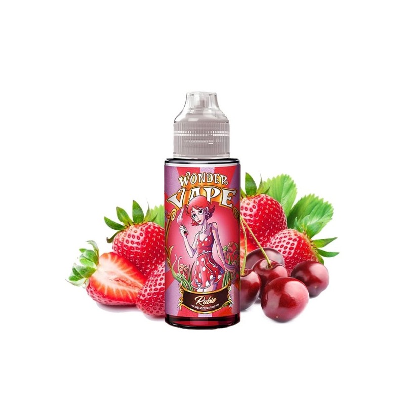 E-liquide Rubie 100ml de Wonder Vape saura séduire les amateurs de saveurs fruitées et gourmandes | Eleciga