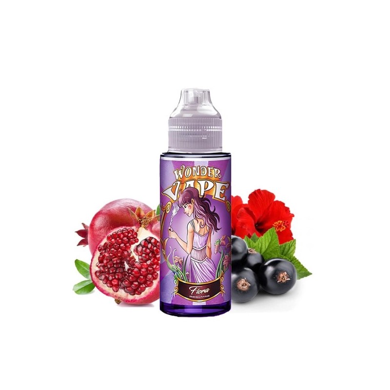 E liquide Flora 00mg 100ml Wonder Vape | Eleciga