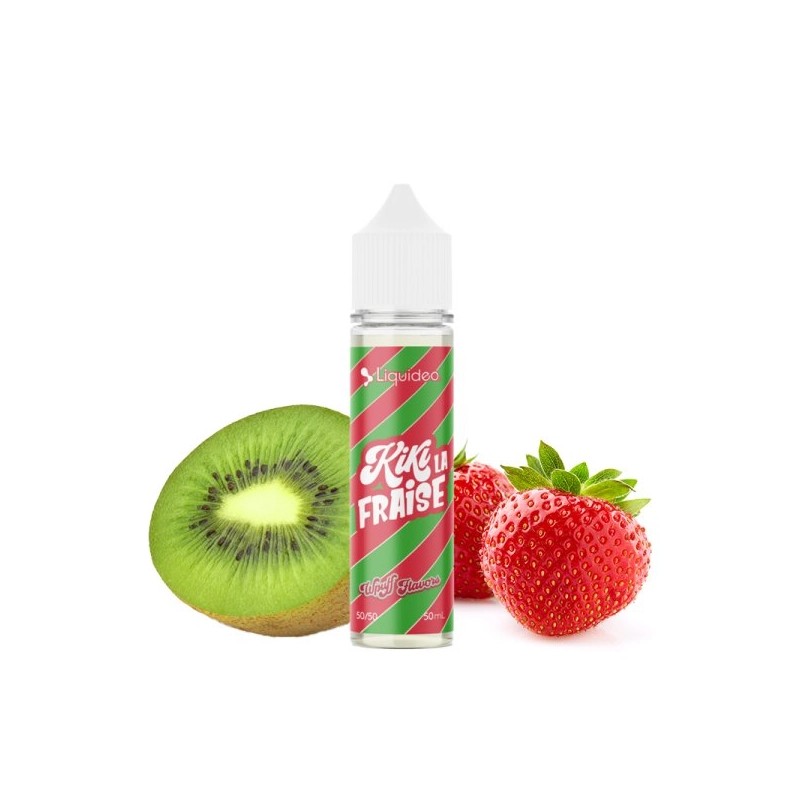 E-liquide Kiki la Fraise 00mg 50ml sans nicotine Saveur Wpuff, Liquideo |Eleciga