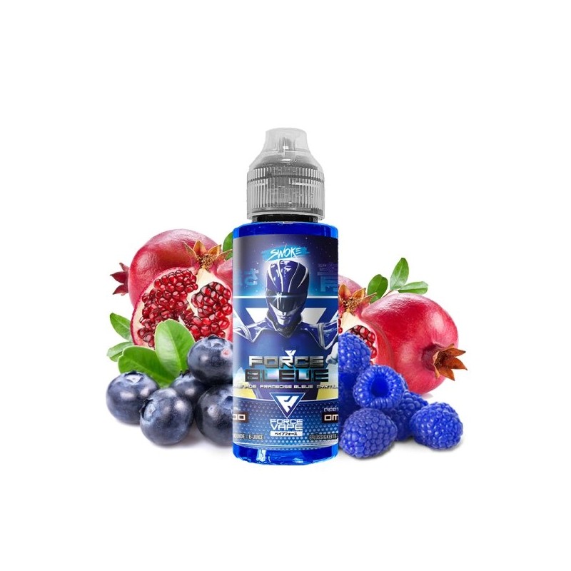 E-liquide Force Bleue 00mg 100ml Force Vape by Swoke | Eleciga