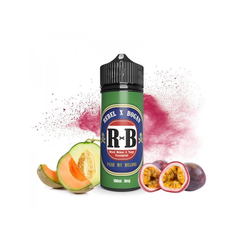 E liquide Pash My Melons  00mg 100ml - Rebel x Bogan | Eleciga