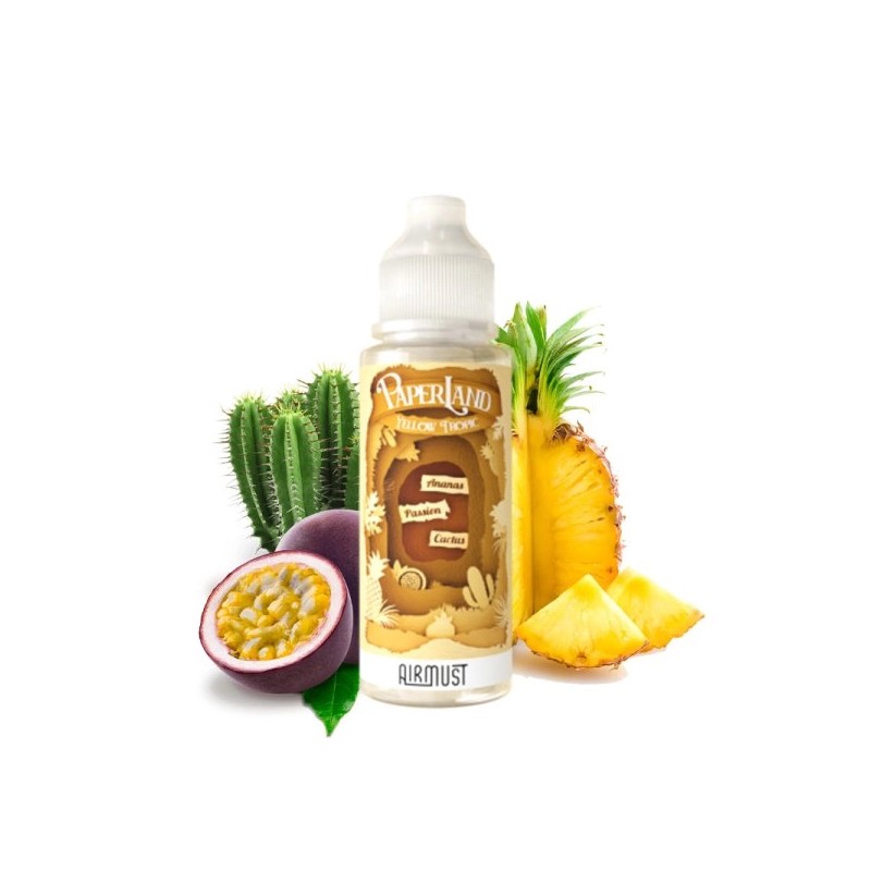 E liquide Yellow Tropic 00mg 100ml PaperLand by Airmust | Eleciga