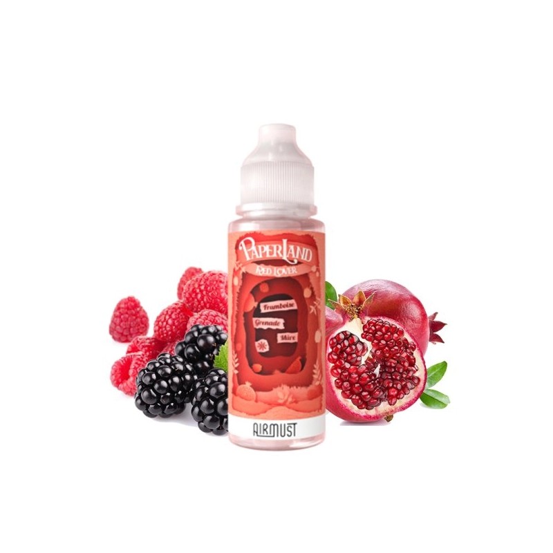 E liquide Red Lover 00mg 100ml PaperLand by Airmust | Eleciga