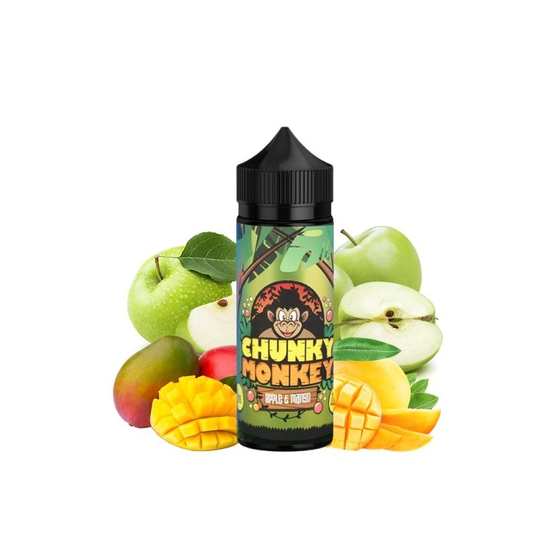 E liquide Apple & Mango 00mg 100ml Chunky Monkey - Kingston | Eleciga