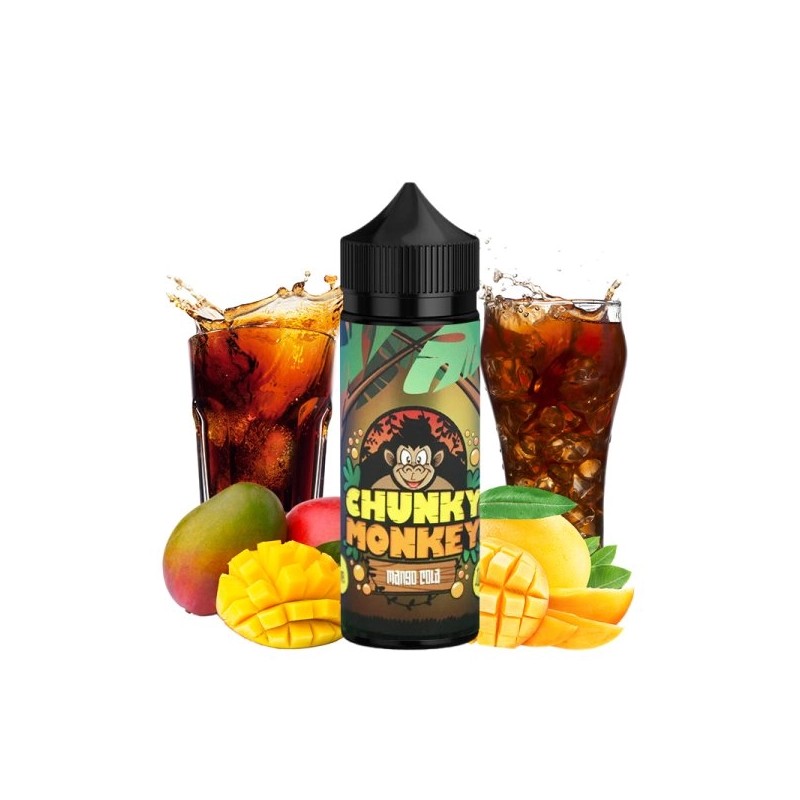 E liquide Mango Cola 00mg 100ml Chunky Monkey - Kingston | Eleciga