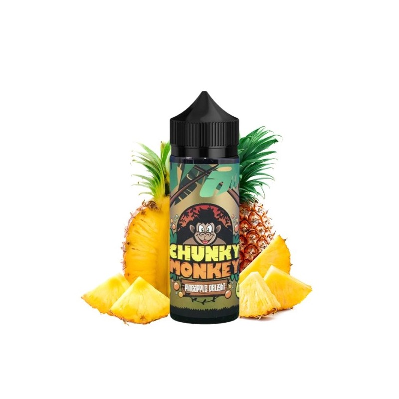 E liquide Pineapple Delight 00mg 100ml Chunky Monkey - Kingston | Eleciga