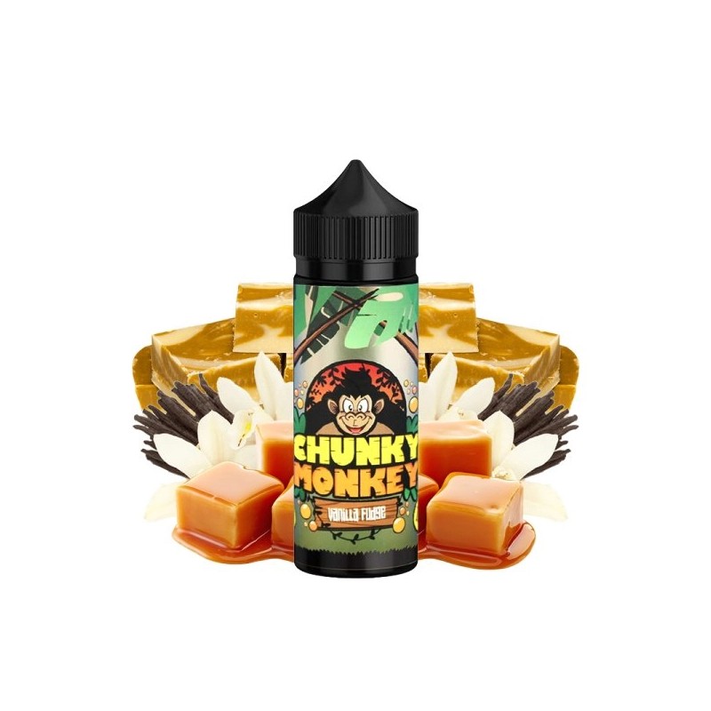 E liquide Vanilla Fudge 00mg 100ml Chunky Monkey - Kingston | Eleciga