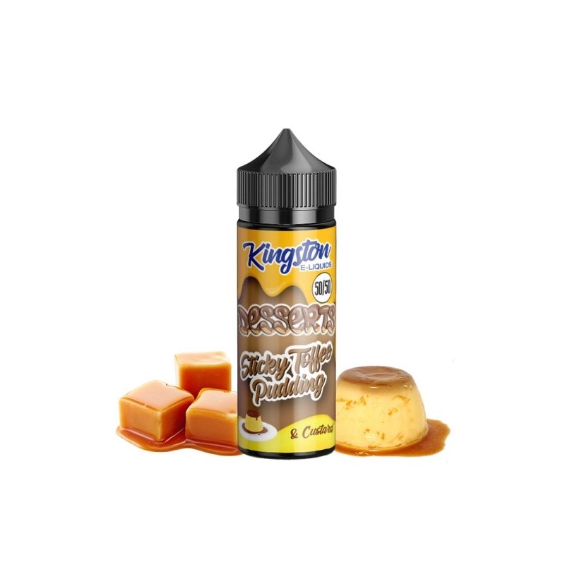 E liquide Sticky Toffee Pudding 00mg 100ml Desserts - Kingston | Eleciga