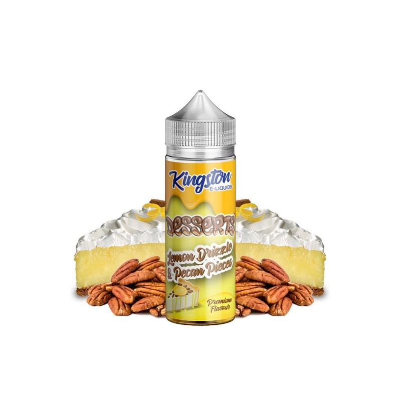 E liquide Lemon Drizzle & Pecan Pieces 00mg 100ml Desserts - Kingston | Eleciga