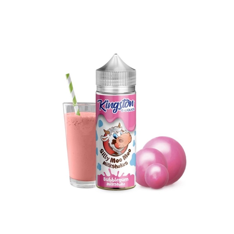 E liquide Bubblegum 00mg 100ml | Gamme Silly Moo Moo Milkshakes - Kingston | Eleciga