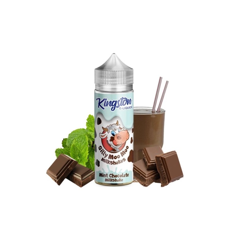 E liquide Mint Chocolate - 100ml | Gamme Silly Moo Moo Milkshakes - Kingston | Eleciga