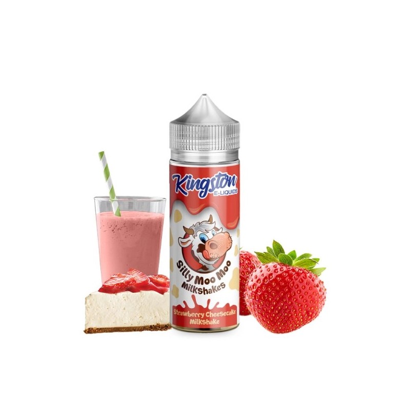 E liquide Strawberry Cheesecake 00mg 100ml Silly Moo Moo Milkshakes - Kingston | Eleciga