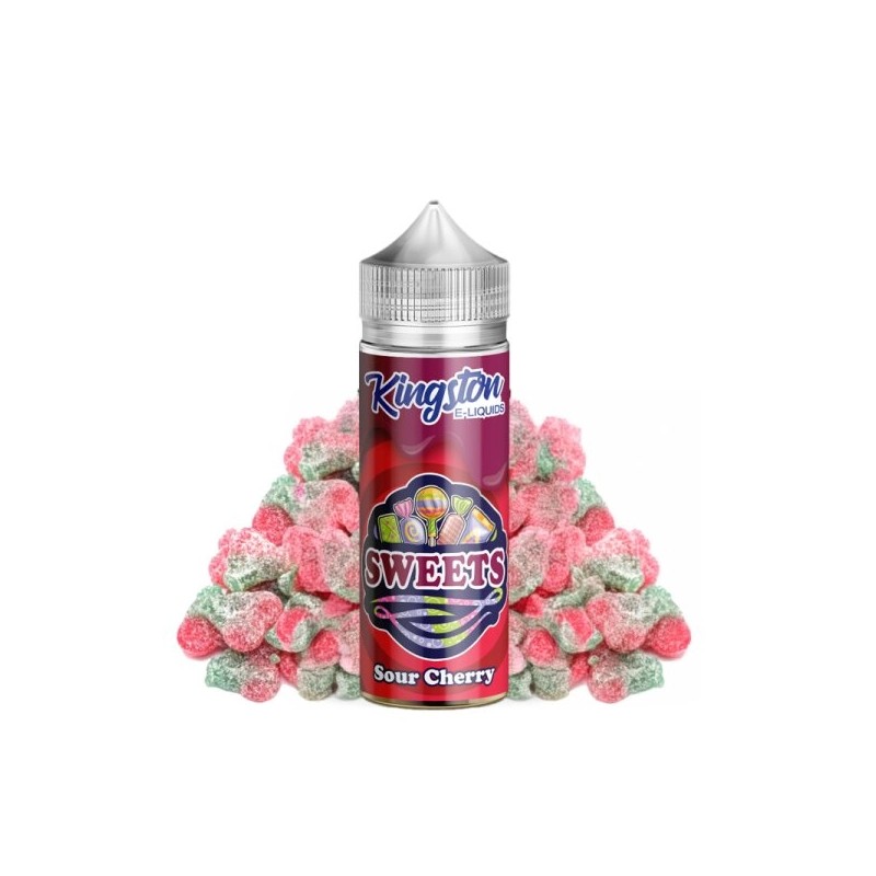 E liquide Sour Cherry 00mg 100ml Sweets - Kingston | Eleciga