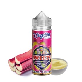 Fizzy Rhubarb & Custard 00mg 100ml Sweets - Kingston