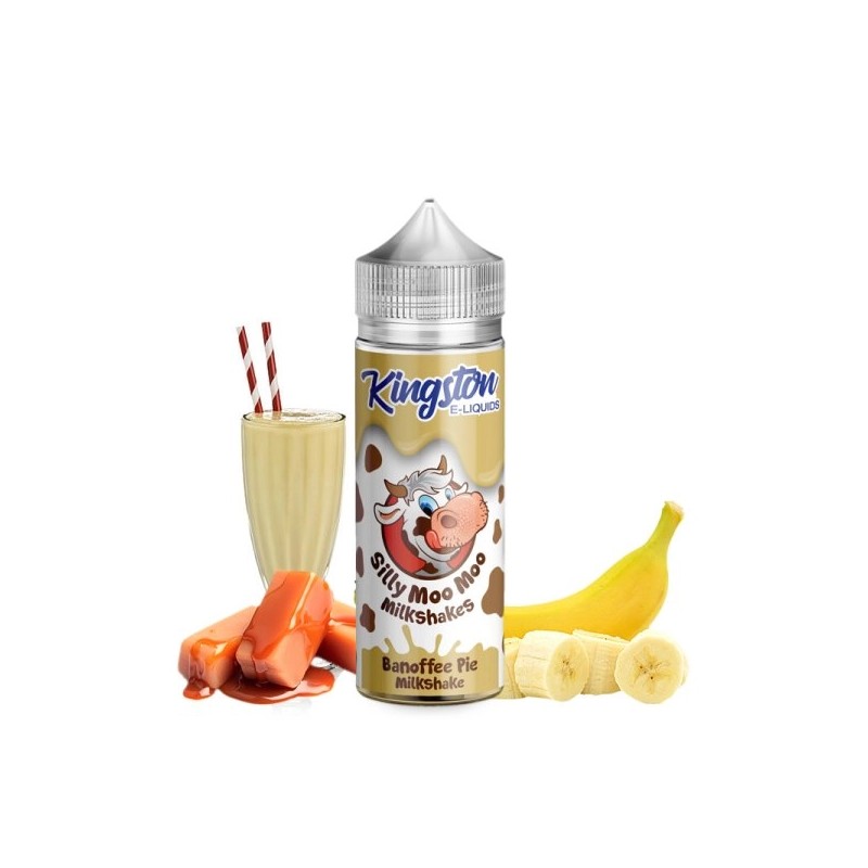 E liquide Banoffee Pie Milkshak 00mg 100ml Silly Moo Moo Milkshaks - Kingston | Eleciga