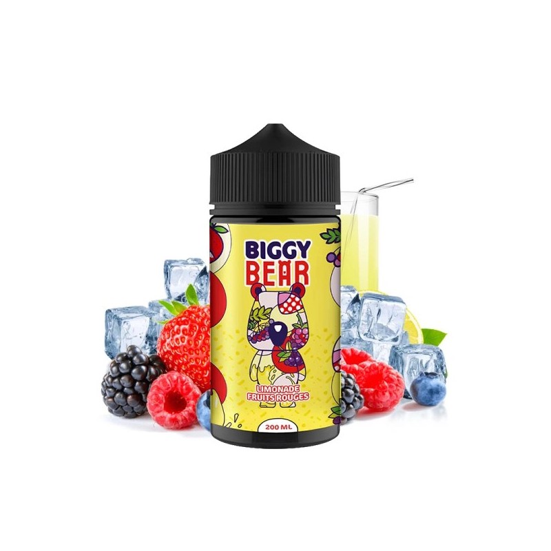 E-liquide Limonade Fruits Rouges 00mg 200ml - Biggy Bear | Eleciga CONTENANCE  200ml