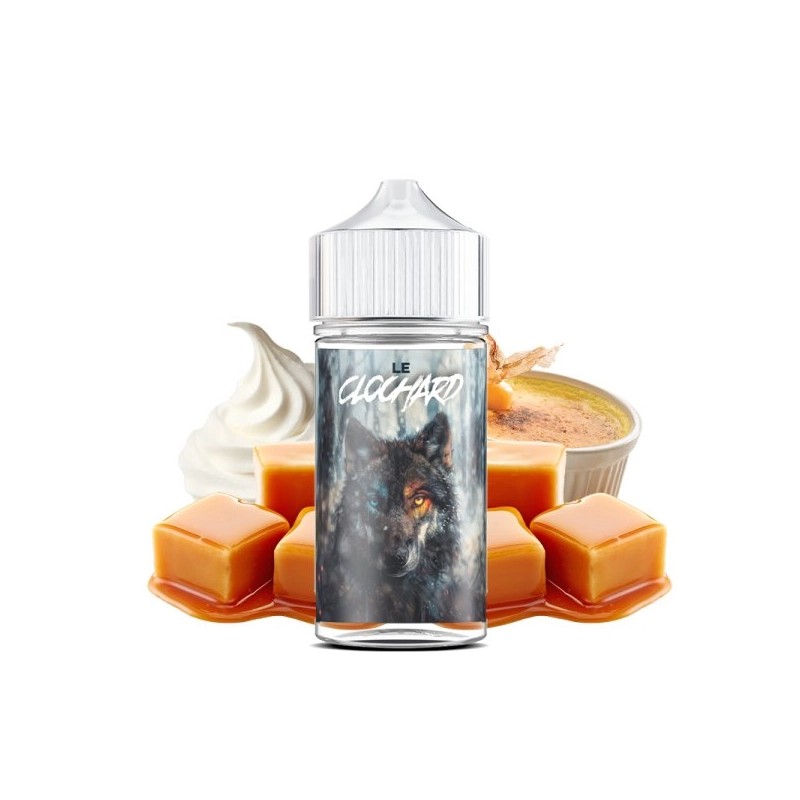 E-liquide Le Clochard 00mg 100ml - Crème Brûlée & Caramel Fondant - Master Vape92 | Eleciga