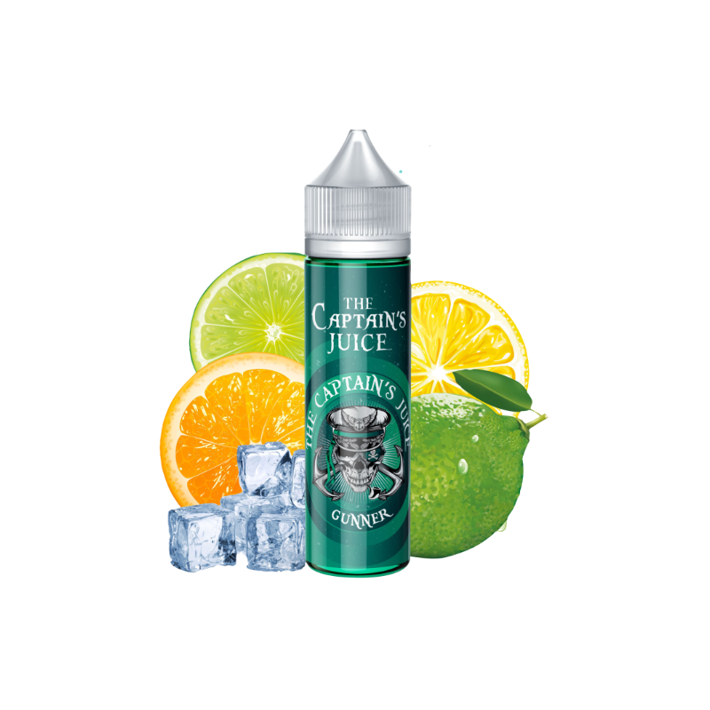 E liquide Gunner 00mg 50ml The Captain's Juice | Eleciga