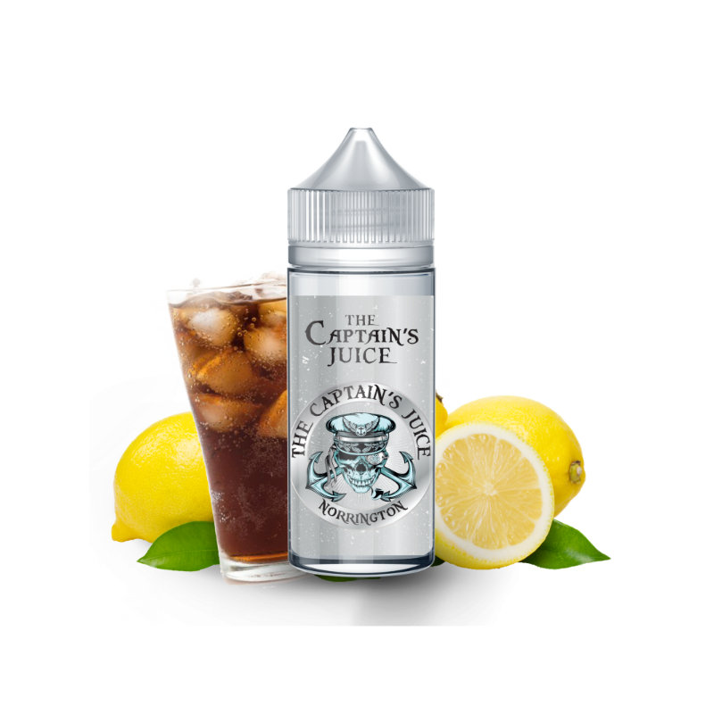 E-Liquide Norrington 00mg 100ml - The Captain's Juice | Saveur Cola & Citron  | Eleciga