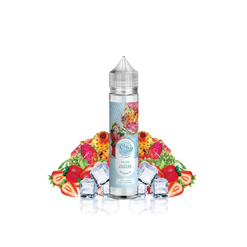 E-liquide Fraise Figue Barberie Frais 00mg 50ml - Le Petit Verger | Eleciga