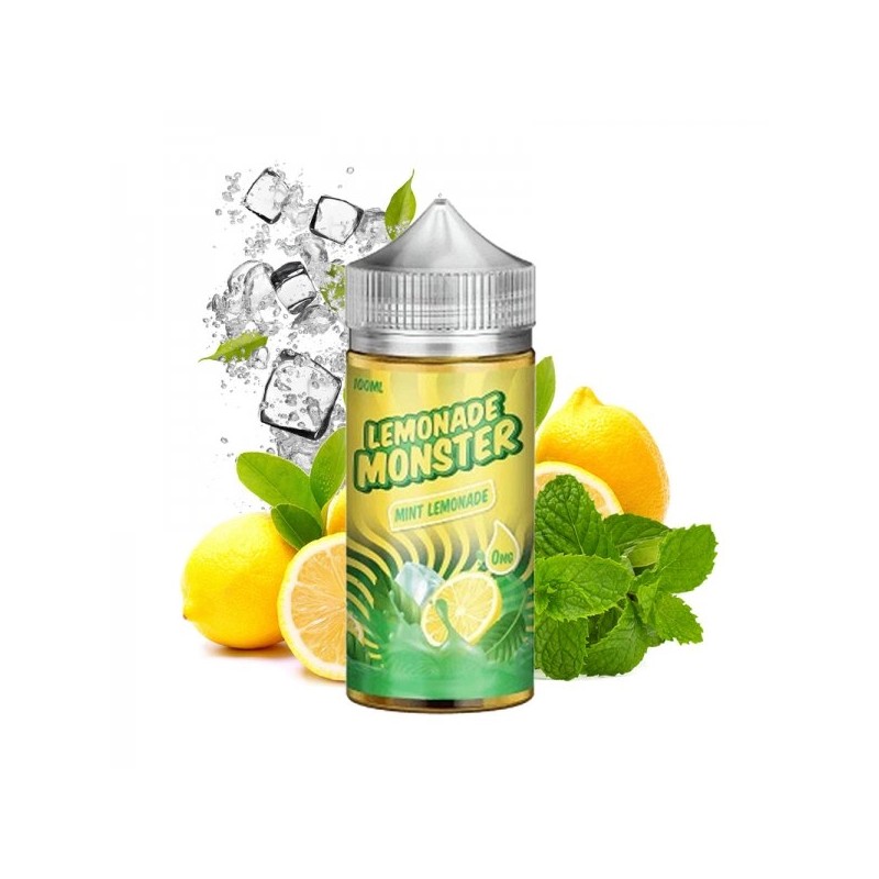 E-liquide Lemonade 00mg 100ml surdosé en arômes – Juice 66 | Limonade Sucrée, Acidulée & Menthe | Eleciga