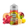 E-liquide Raspberry Nectarine Lemon 00mg 100ml surdosé en arômes – Juice 66 | Framboise, Nectarine & Citron | Eleciga