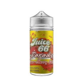 Sour Cherry Balls 00mg 100ml Paradise by Juice 66