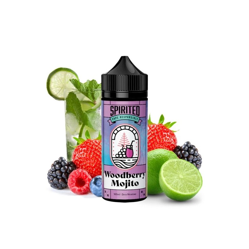 E liquide Woodberry Mojito 00mg 100ml Spirited | Eleciga CONTENANCE  100ml