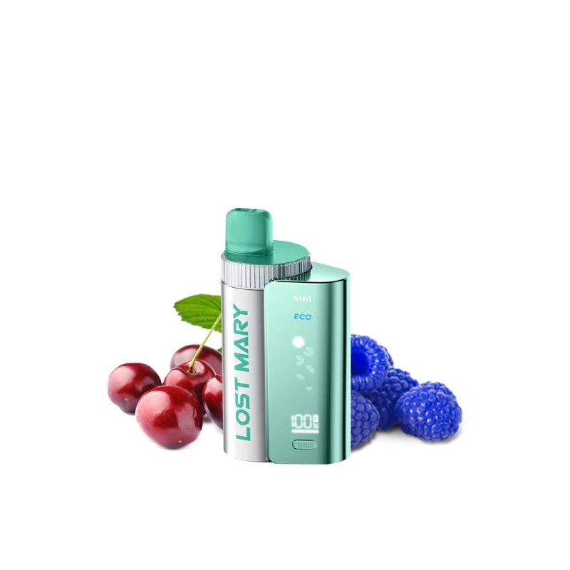 Puff Blue Razz Cherry 4en1 - Lost Mary by Elfbar - 3200 à 2400 Bouffées | Eleciga NICOTINE ( SELS ) 20mg