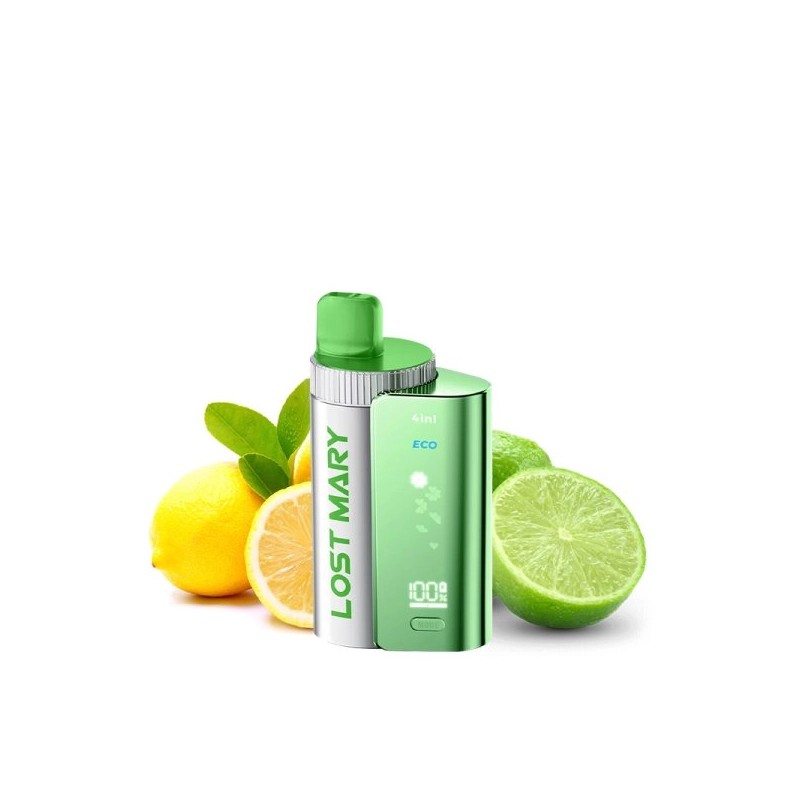 Puff Lemon Lime 4in1 - 3200 à 2400 Bouffées - Lost Mary by Elfbar | Eleciga NICOTINE ( SELS ) 20mg